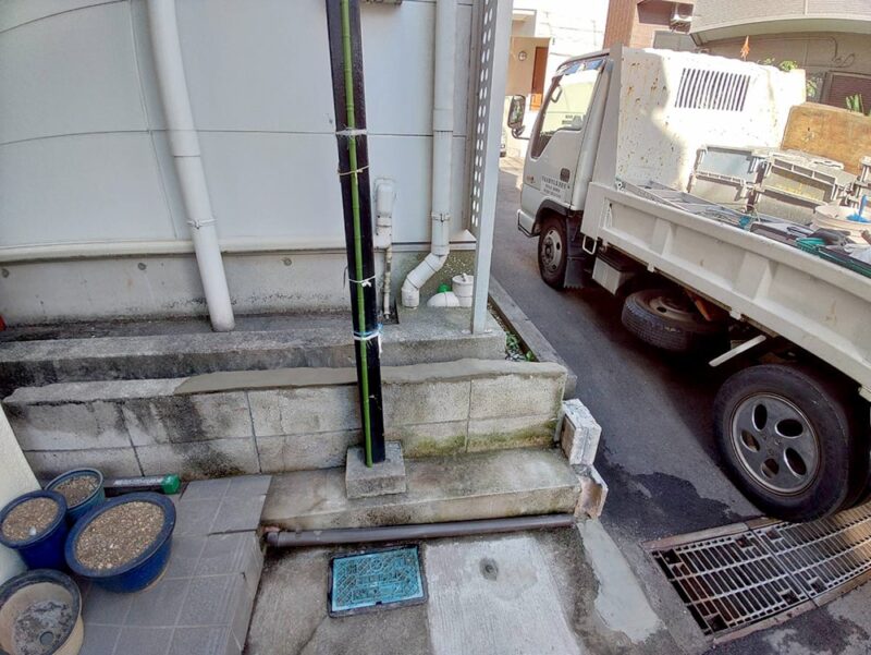 渋谷区・ブロック塀と門扉の解体工事After