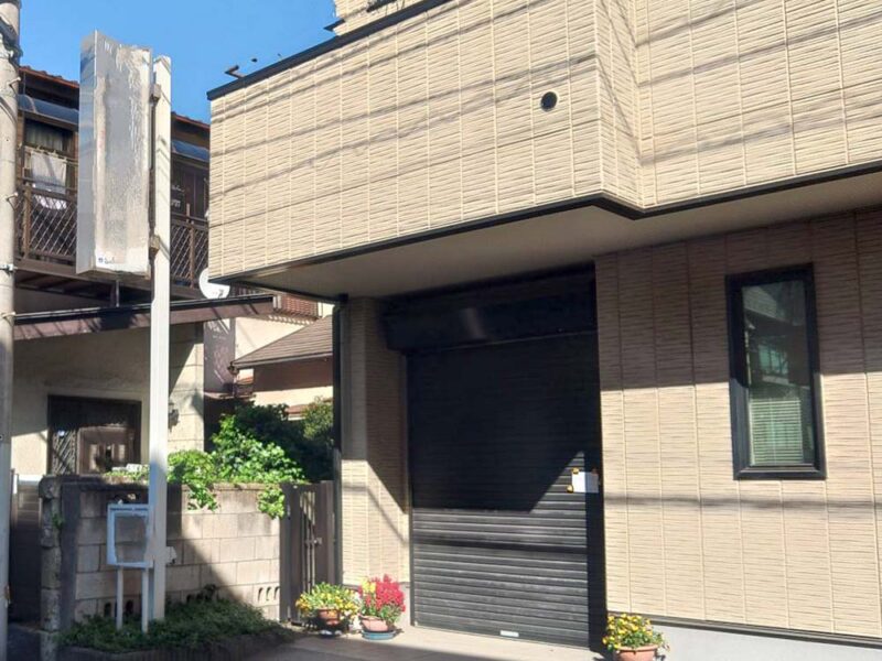 看板の撤去工事②Before