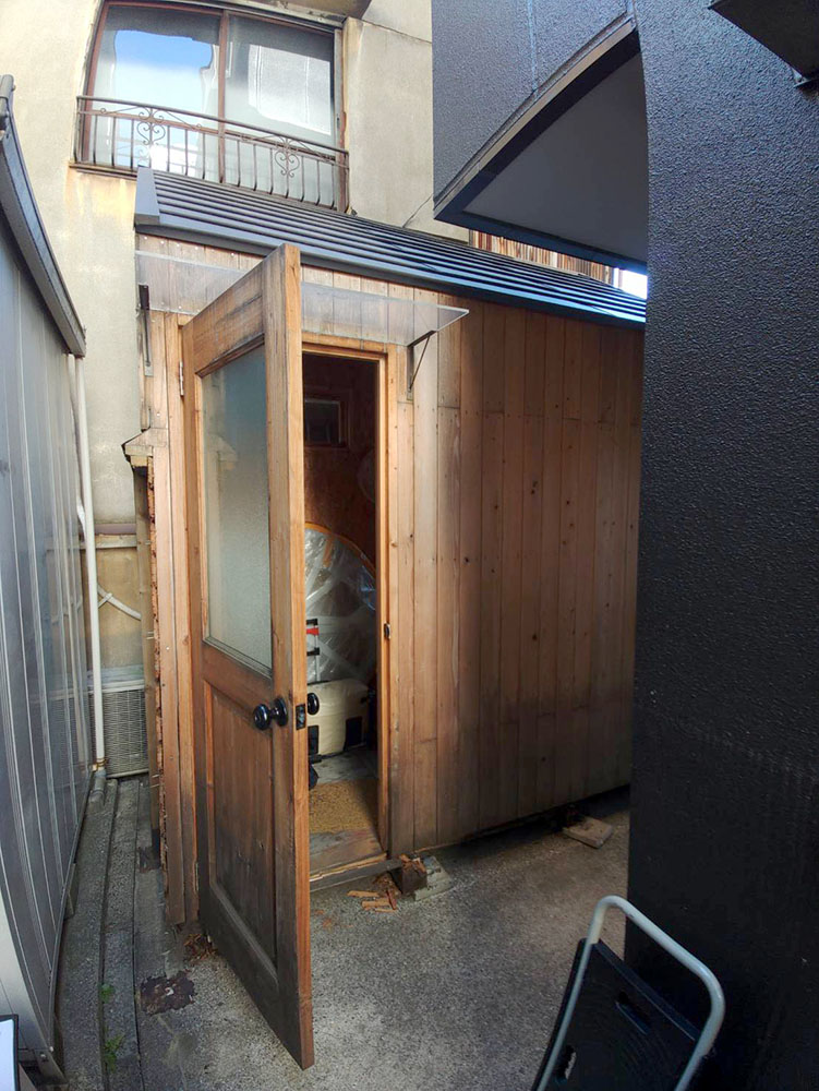 江東区・小屋の解体